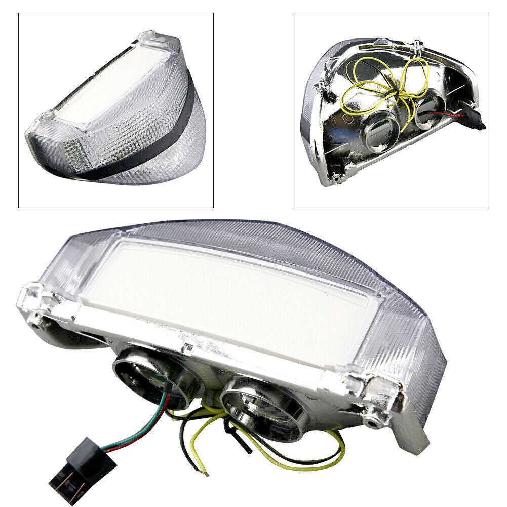 for Honda 00-2001 CBR929RR Clear LED Taillight Tail Light Turn Signal Lamp