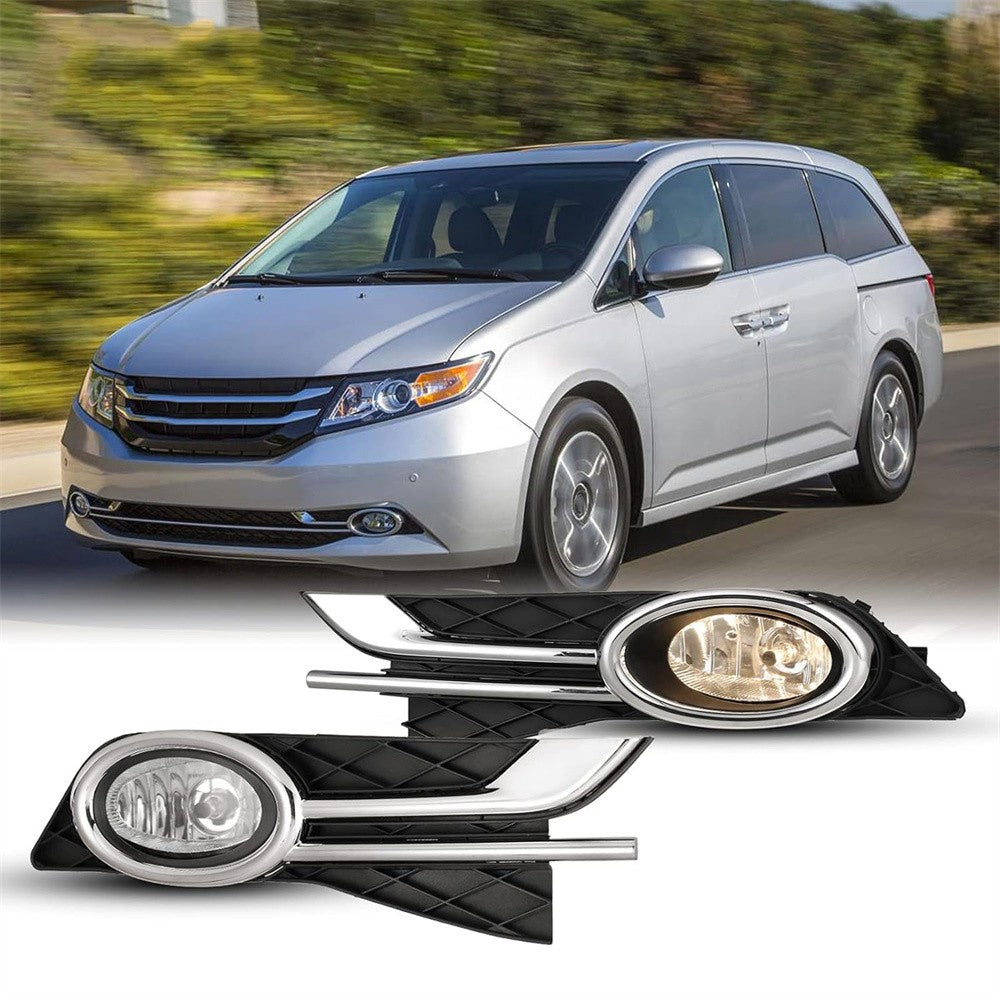 1 Pair Fog Light Lamps Set for Honda Odyssey 2014-2017 71113TK8A60, 71118TK8A60