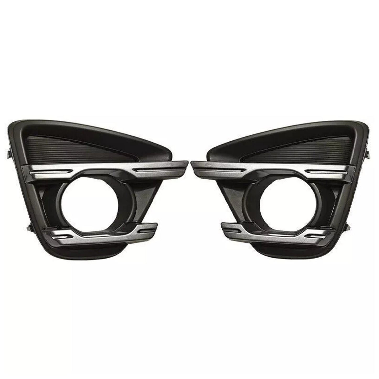 Pair of front bumper bezel fog light protection covers for Mazda CX-5 2013-2016