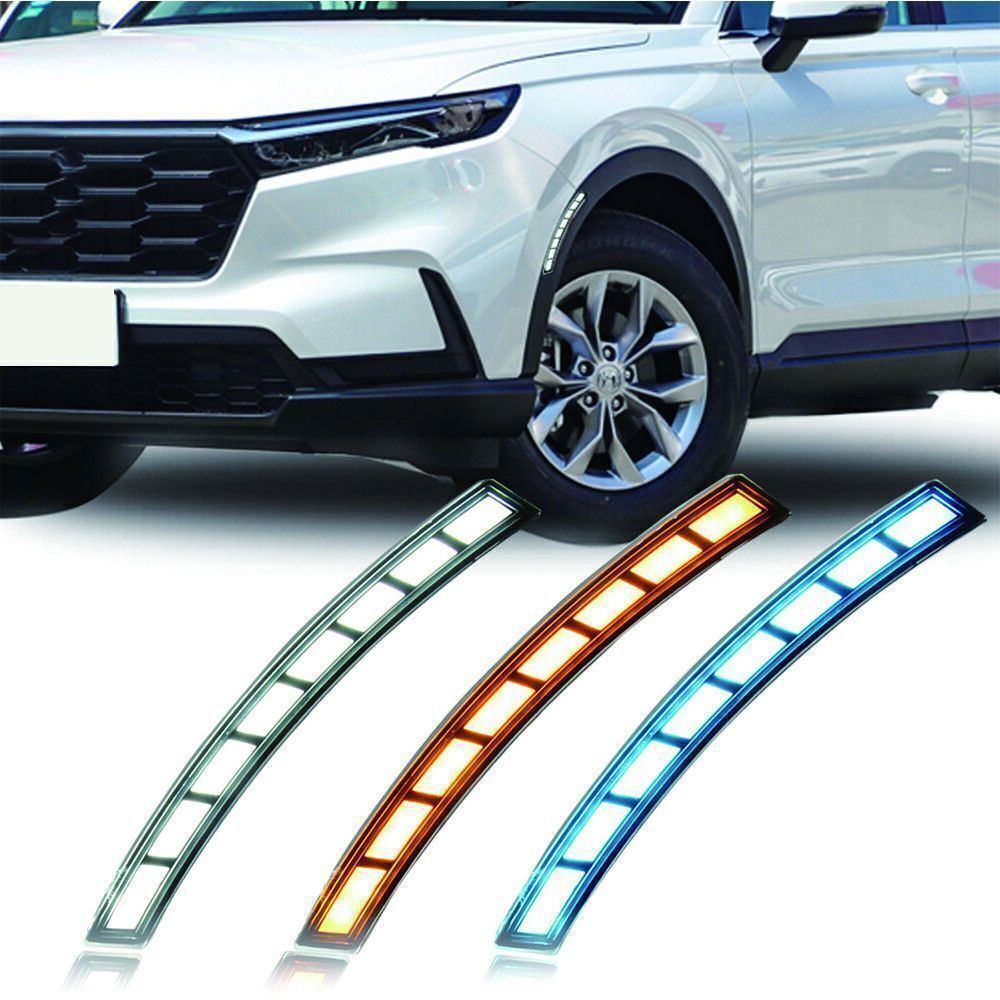 for Honda CR-V CRV 2023 DRL Daytime Running Light Side Fender LED Lamp Light Set