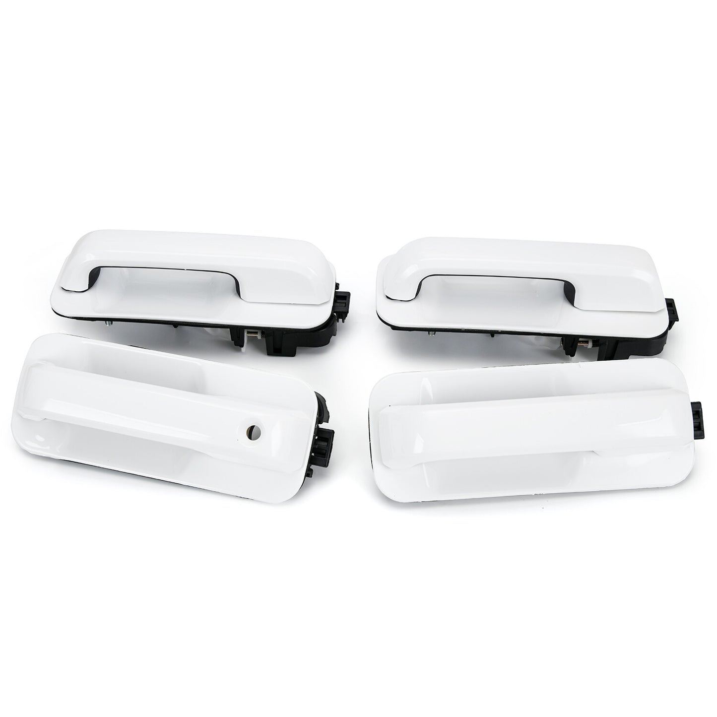 4PCS For 2015-2020 for Ford F-150 F150 Oxford White Door Handles Front and Rear Set