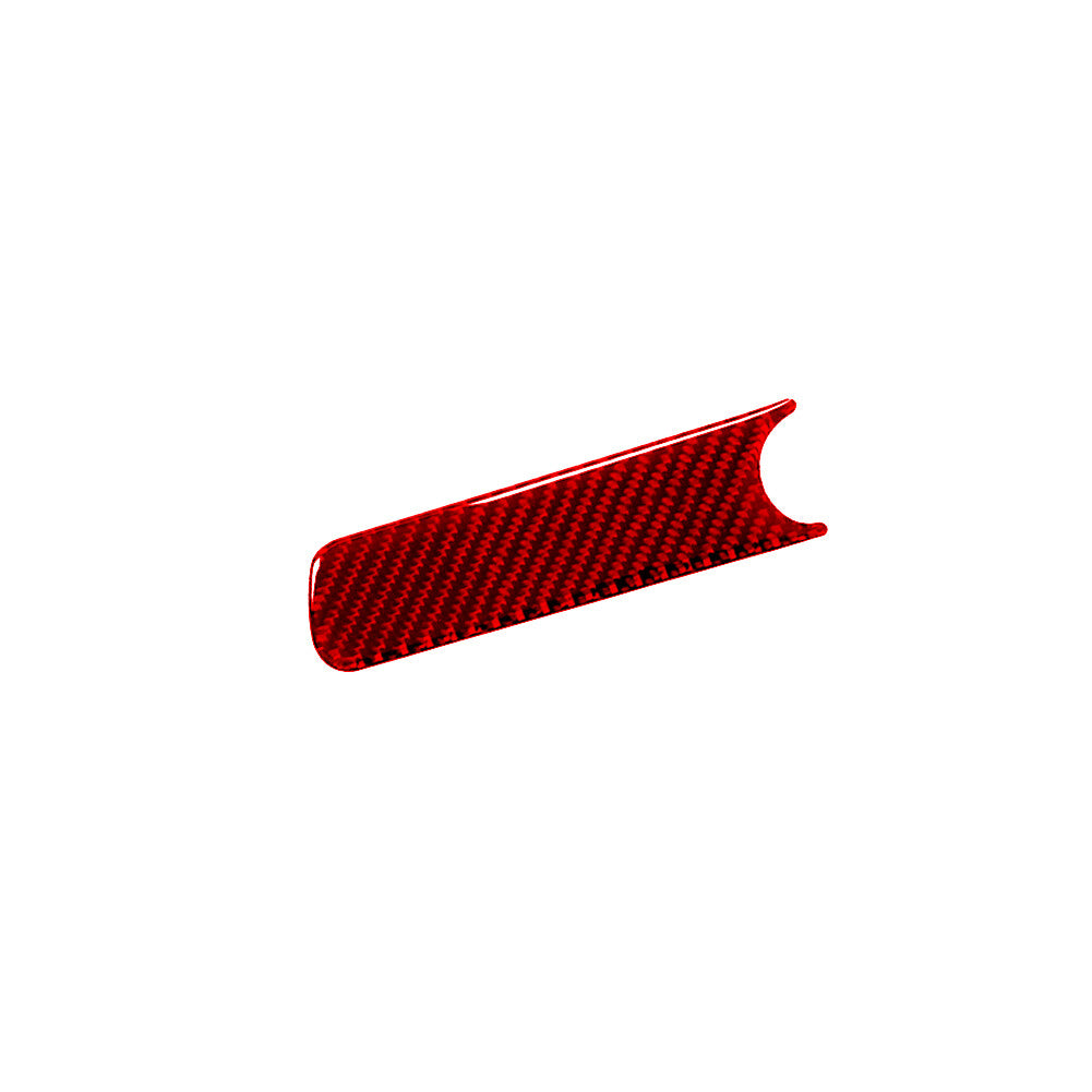 Red Carbon Fiber Below Of Handbrake Cover Trim for Hyundai for Elantra 2016-2018