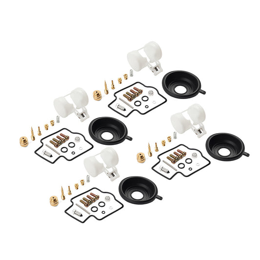 Carburetor Repair Kit Diaphragm Float for Kawasaki ZX500 ZZR500 1990-1994