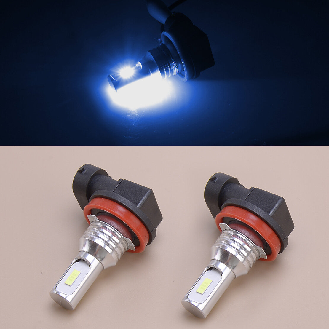 H11 LED Headlight Bulbs Kit High Low Beam 6500K 660000LM Super Bright White New