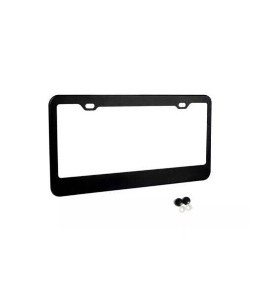 Car license plate cover, frame cover, rear trunk matte black finish suitable for Chevrolet