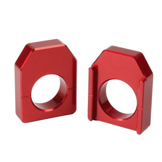 for Honda CR125R/250R CRF250R/X CRF450R CNC Red Rear Axle Block Chain Adjuster