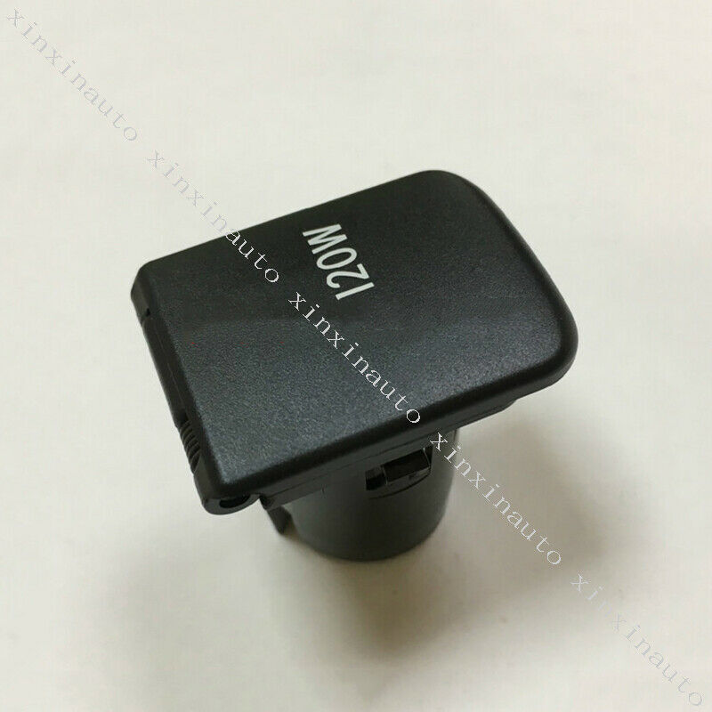 Black Front Cigarette Lighter Panel Base Cover for Toyota Prado LC150 2010-2016