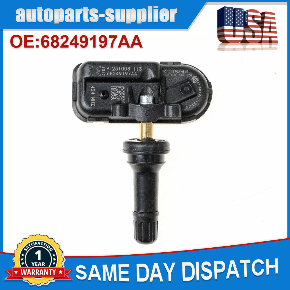 4 TPMS 68249197AA tire pressure sensors suitable for 2014-2018 for Dodge for RAM 1500 2500 3500