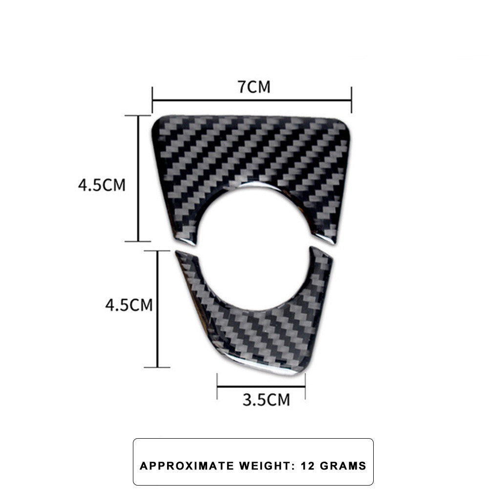 Carbon Fiber Gear Shift Base Panel Trim Cover for BMW 3 Series F30 2013-2019