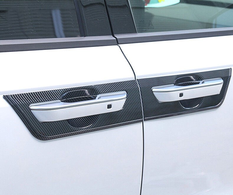 for Kia Carnival 2022-2023 Carbon Fiber Door Handle Bowl Molding Cover Trim 8x