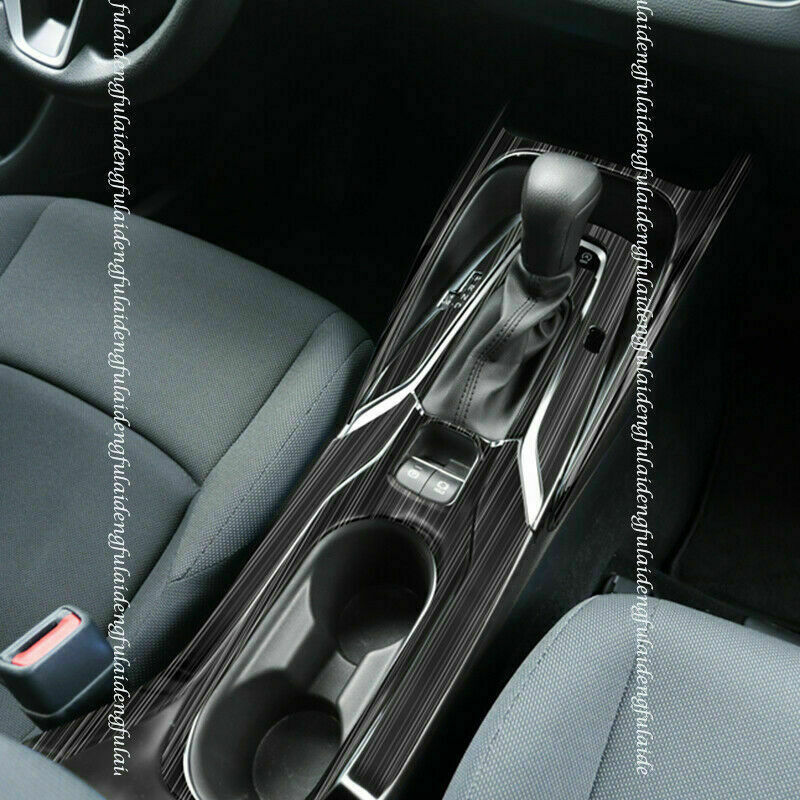 for Toyota for Corolla 2019-2023 Black Central Console Gear Shift Panel Trims 6X