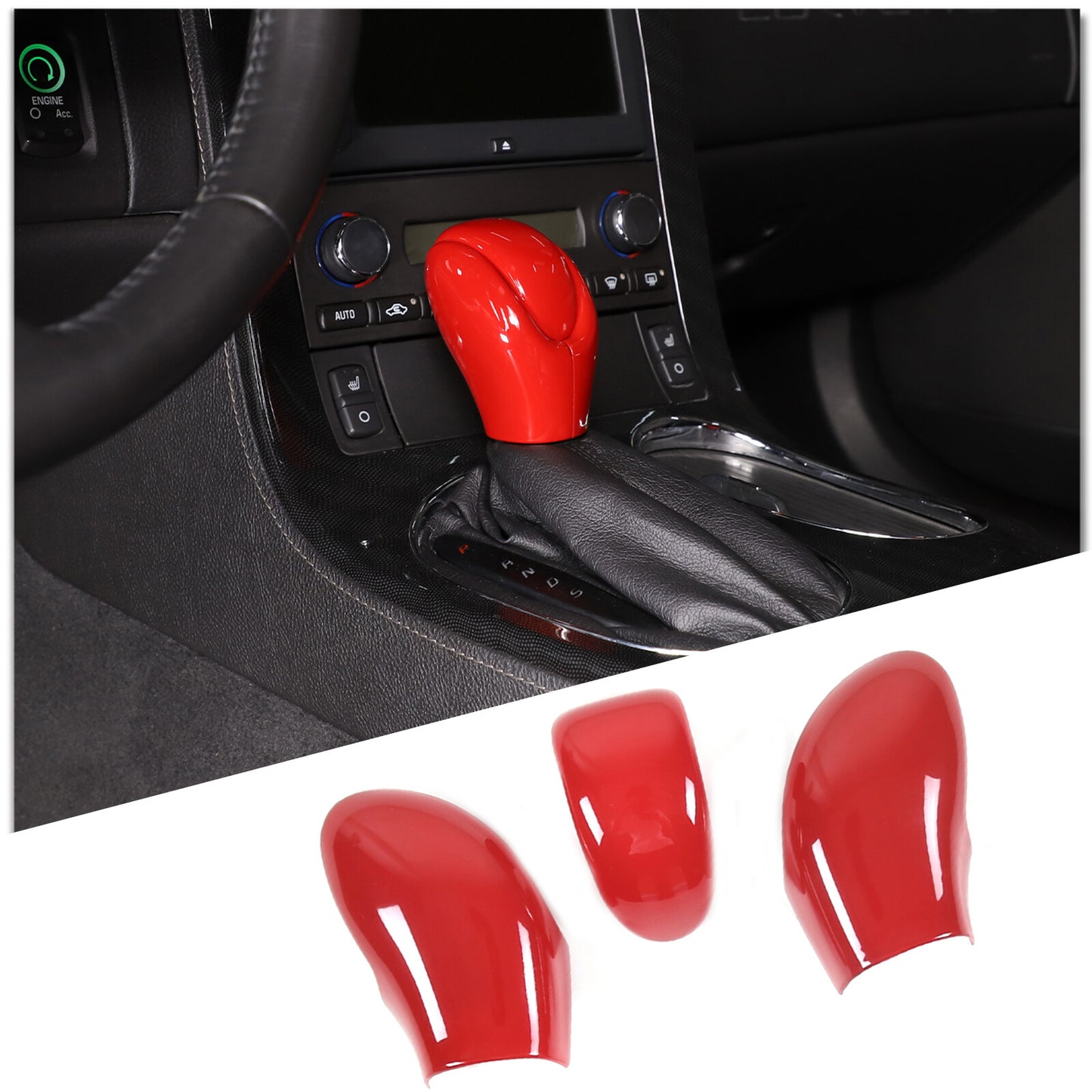 ABS carbon fiber console dashboard cover for Mercedes-Benz C-Class W204 10-13