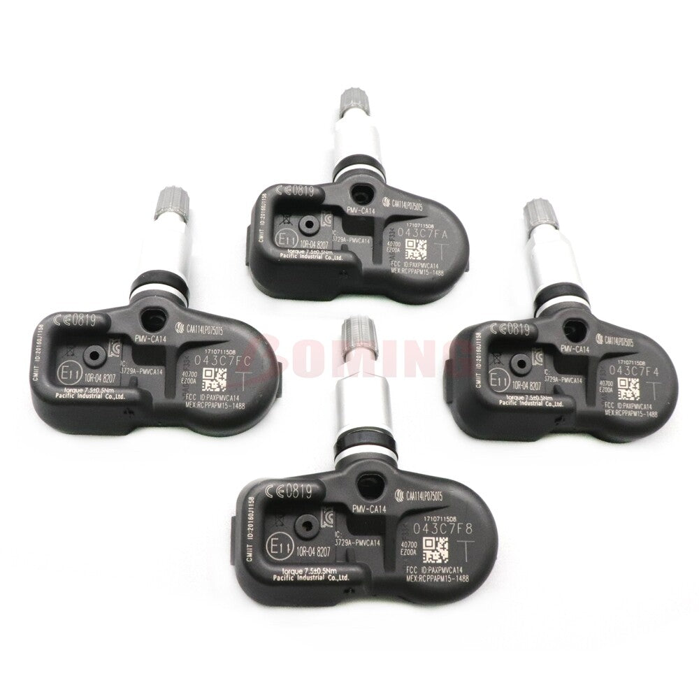 4x NEW 40700-EZ00A for Nissan Titan XD 2016-21 433Mhz TPMS TIRE PRESSURE SENSOR