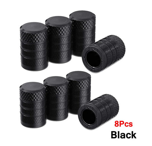 4-piece car tire valve cover rod air dust cover dustproof black rocket for Peugeot