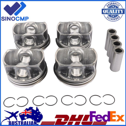 4x Pistons Rings ¦µ84mm / CR 10:1 for BMW 328i 428i 528i X3 F30 F10 N20B20A 2.0T