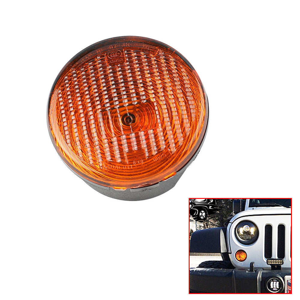 Fits For 2007-2013 for Jeep for Wrangler Front Right Turn Signal Park Lamp NO Bulb