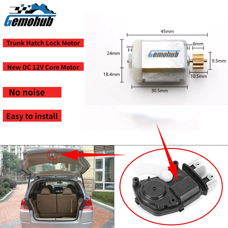 New Trunk Lid Latch Handel Lock Actuator Motor for 1998-2005 for Renault Clio MK2