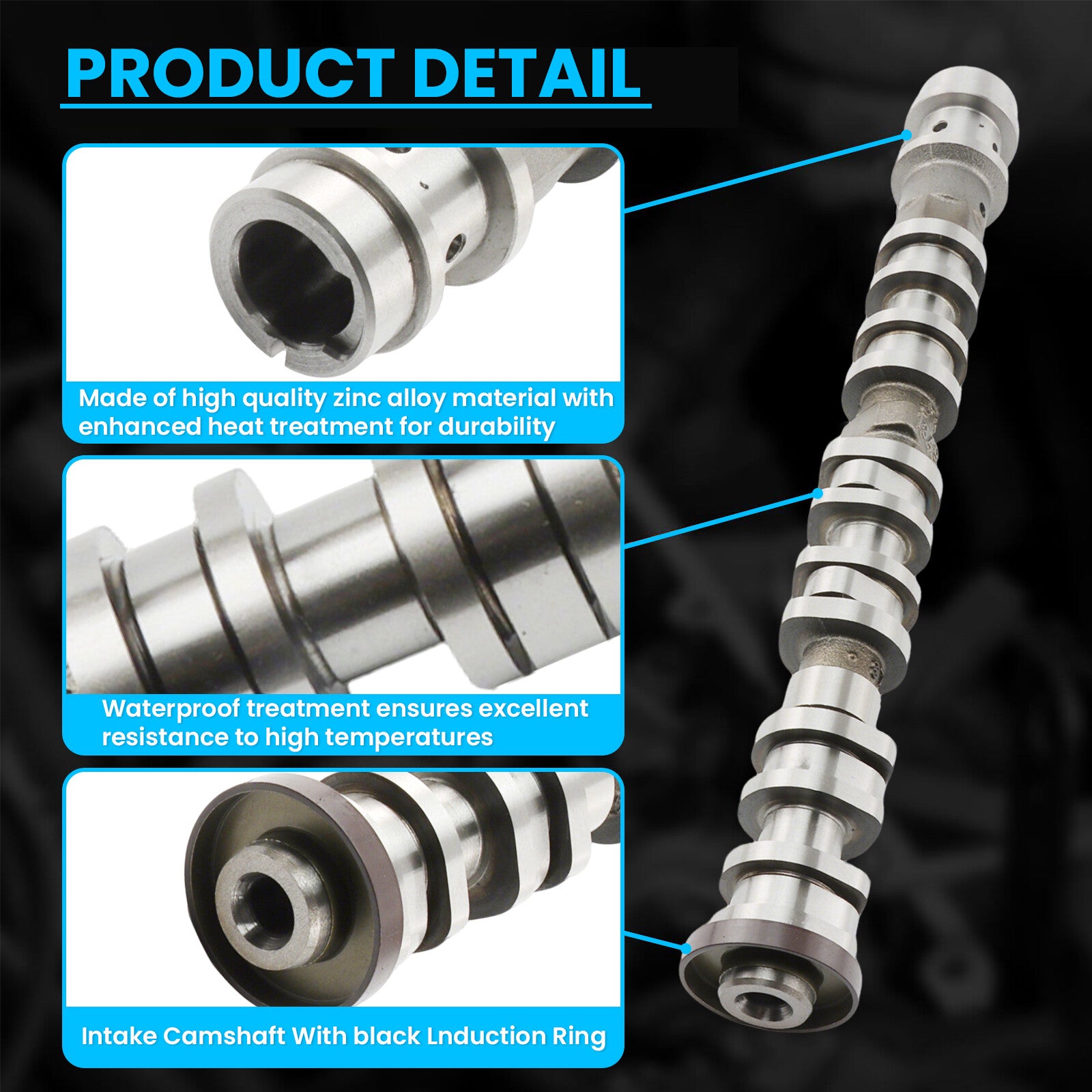 Left Intake Engine Camshaft for Chrysler for Dodge for Jeep for Ram 3.6L 1500 2017-2025 NEW