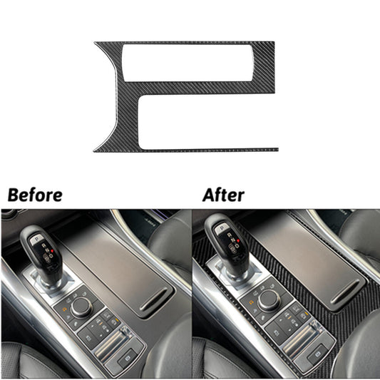 Carbon Fiber Shift Console Panel Cover Trim For Land for Range Rover Sport 2014-2017