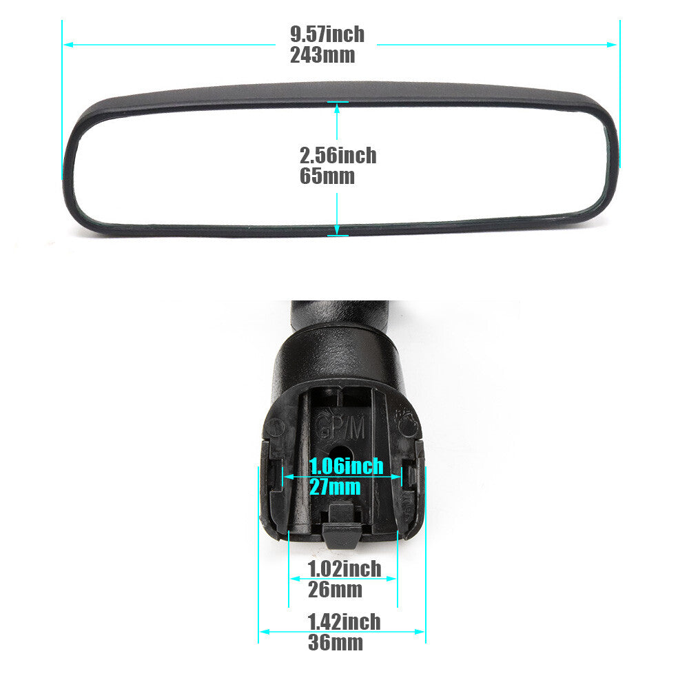 New interior rearview mirror for Nissan Sentra Tiida Altima Versa Pathfinder 