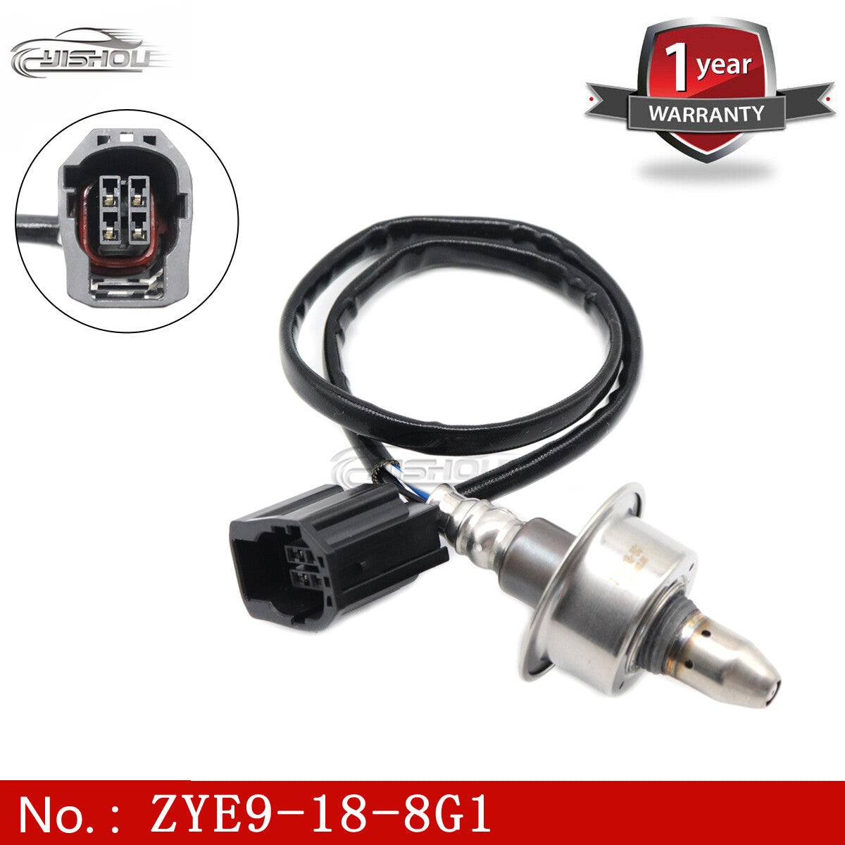 ZYE9-18-8G1 Air-to-Fuel Ratio Oxygen Sensor 234-9103, suitable for Mazda 2 1.5L L4, 2011-2014.