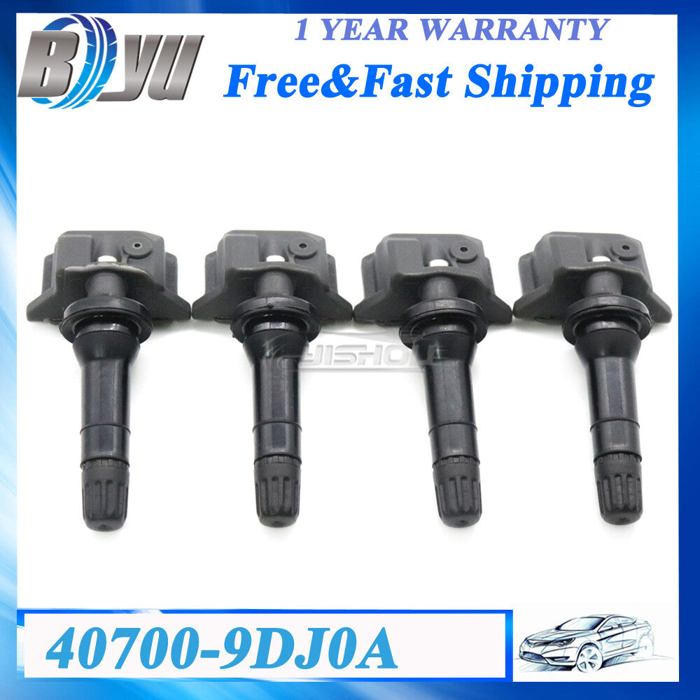 NEW 4x TIRE PRESSURE SENSOR 40700-9DJ0A TPMS 433MHz Fit for Nissan Murano Pathfinder