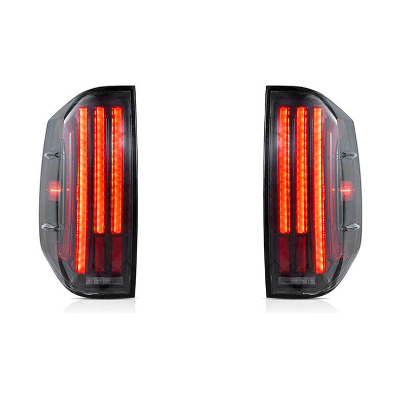 LHRH taillights are compatible with 2014-2021 for Toyota Tundra full LED rear light strips.