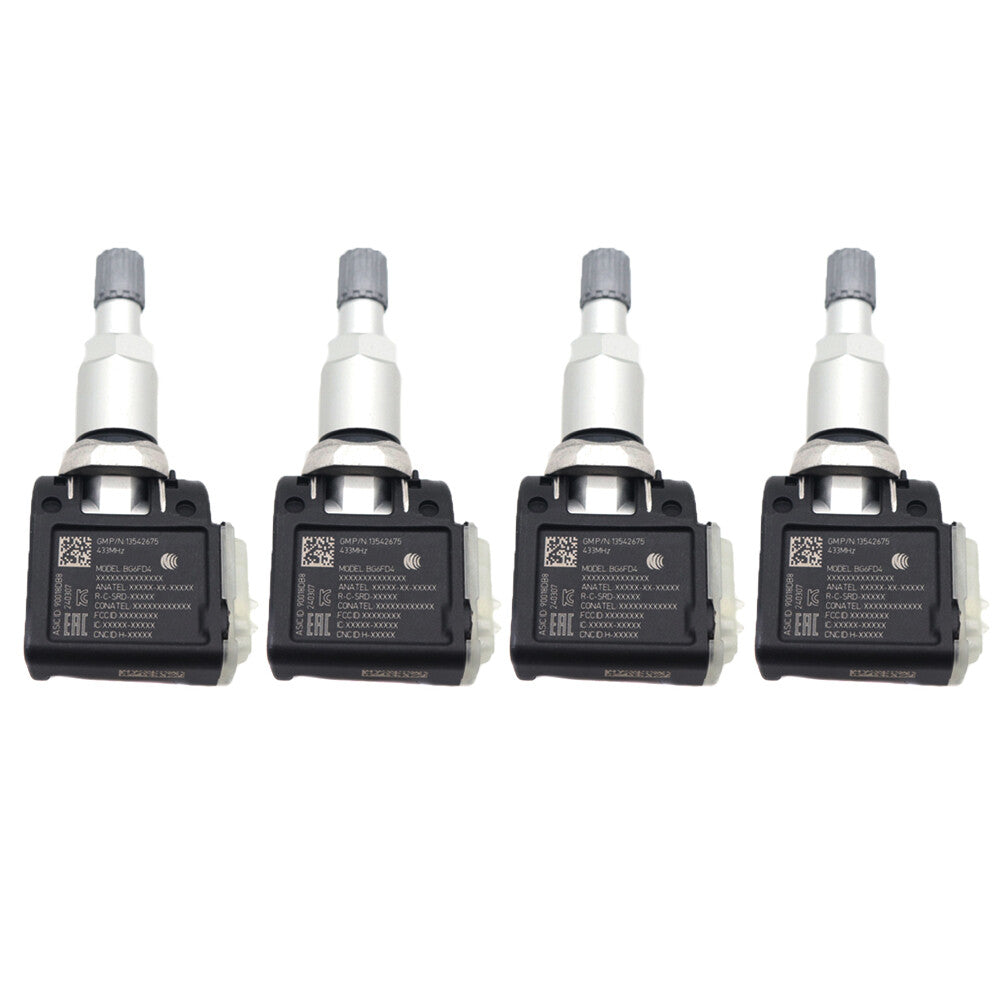 13542675 4x new TPMS Tire Pressure Sensors for Cadillac CT4, CT5, for GMC , for Sierra 2500