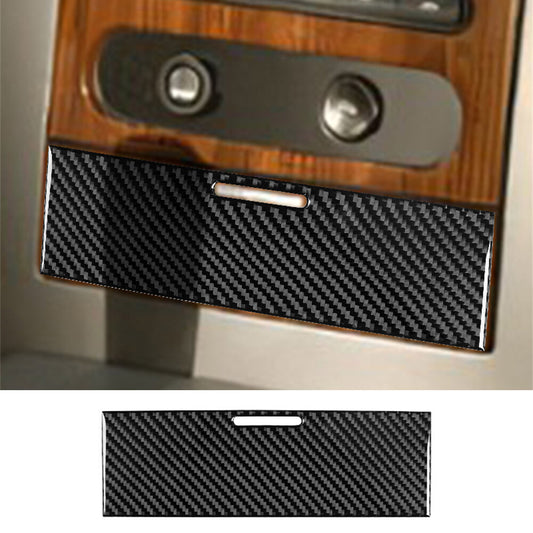 Carbon Fiber Center Console Storage Box Panel Cover for Ford F-150 FX4 2004-2008