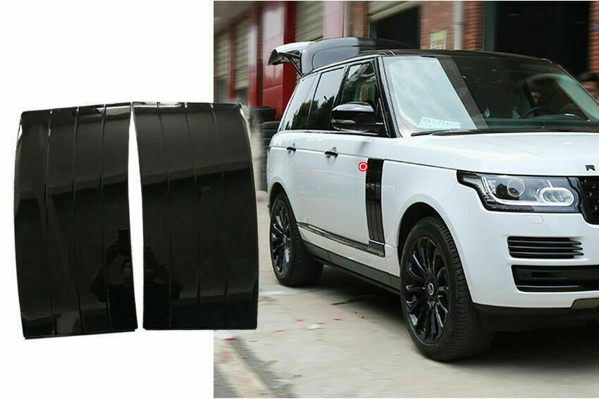 Black Door Side Fender Vent Cover Panel Trim for Range Rover Vogue L405 2013-21