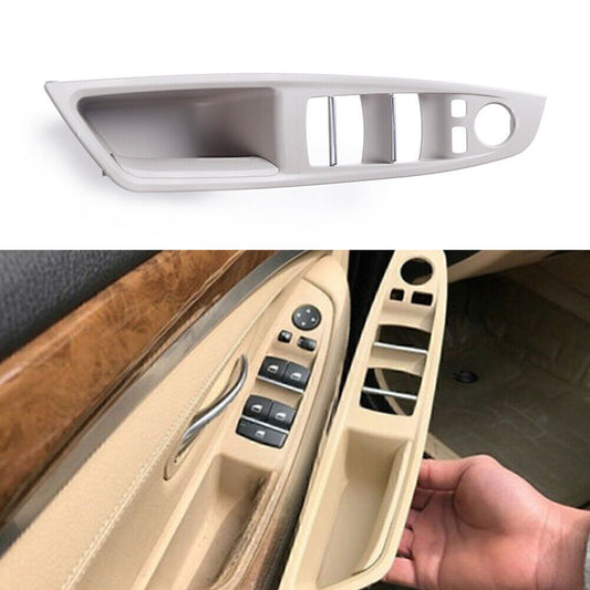 for BMW 5 series F10 F11 F18 Gray Left Inner Door Panel Handle Pull Trim Cover