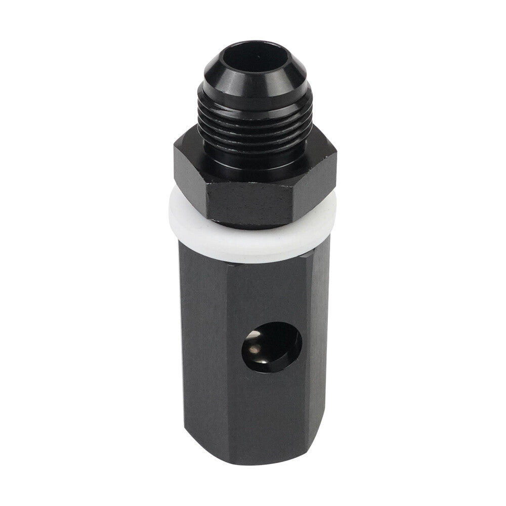 2x 10AN male fuel cell tank tumbler vent valve aluminum black adapter