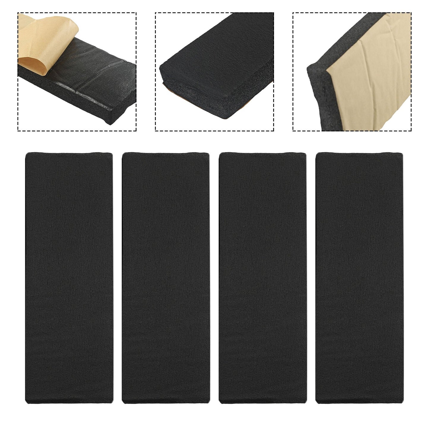 4 pieces of garage door and corner protection foam blocks for parking//