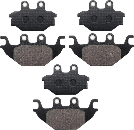 Front Rear Brake Pads for Quadlander 300 600 ARCTIC CAT 250 300 ,CAN AM CAN-AM