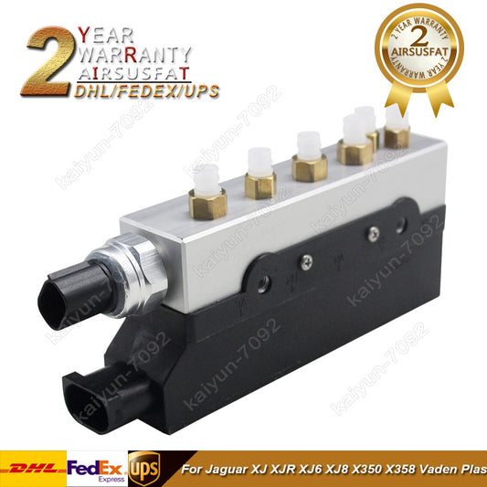 for Jaguar XJR XJ6 XJ8 X350 X358 Vaden Plas Air Suspension Solenoid Valve Block