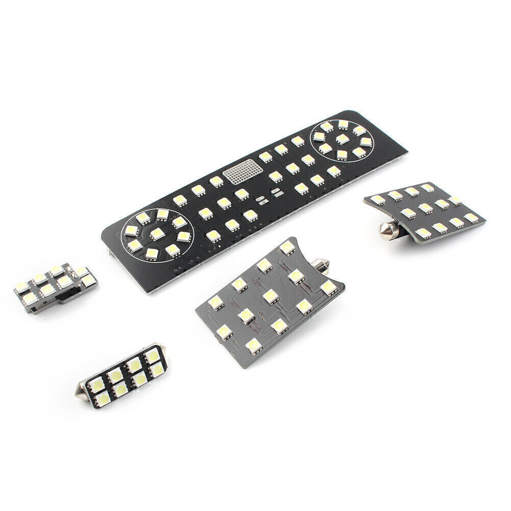 White LED Interior Lights Package for 2009+ for Volkswagen for Tiguan Without skylight