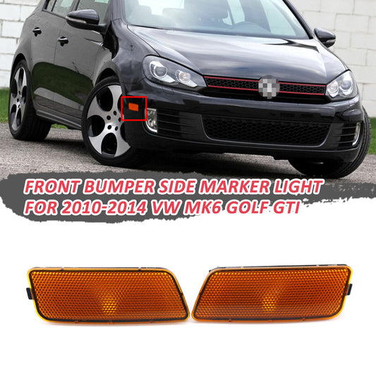 Front marker light housing for 10-14 for Volkswagen MK6 for Golf GTI US version