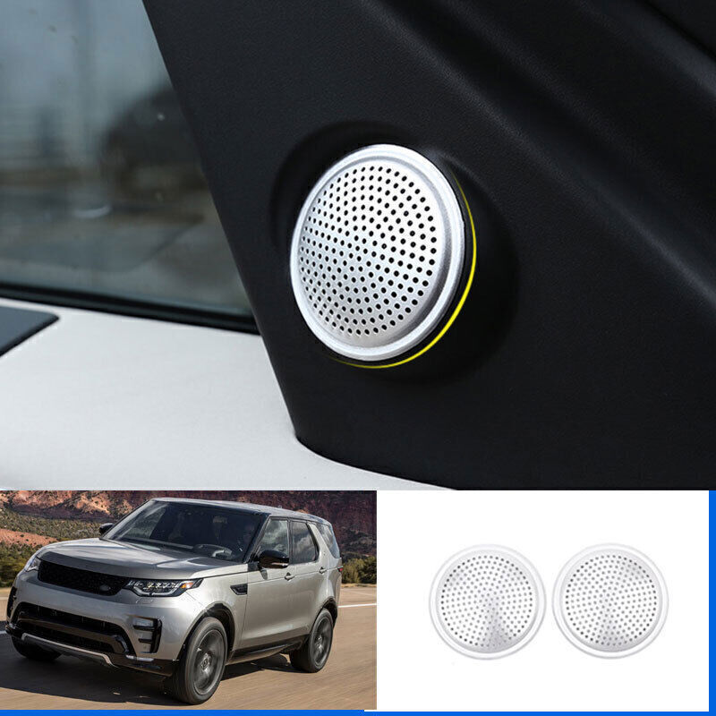 for Land Rover Discovery 5 2017-25 Silver A Pillar Speaker Sound Cover Trim 2PCS