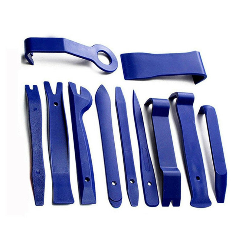 11Pcs Car Audio Maintenance Door Trim Stereo Repair Panel Remover Pry Bar Tool
