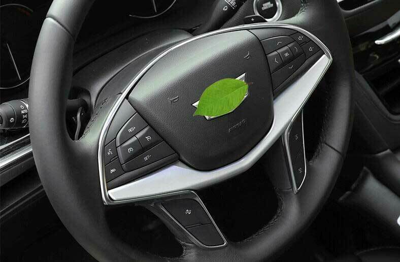 for Cadillac XT5 2017-2024 Matte Silver Inner Steering Wheel Strip Cover Trim 1P