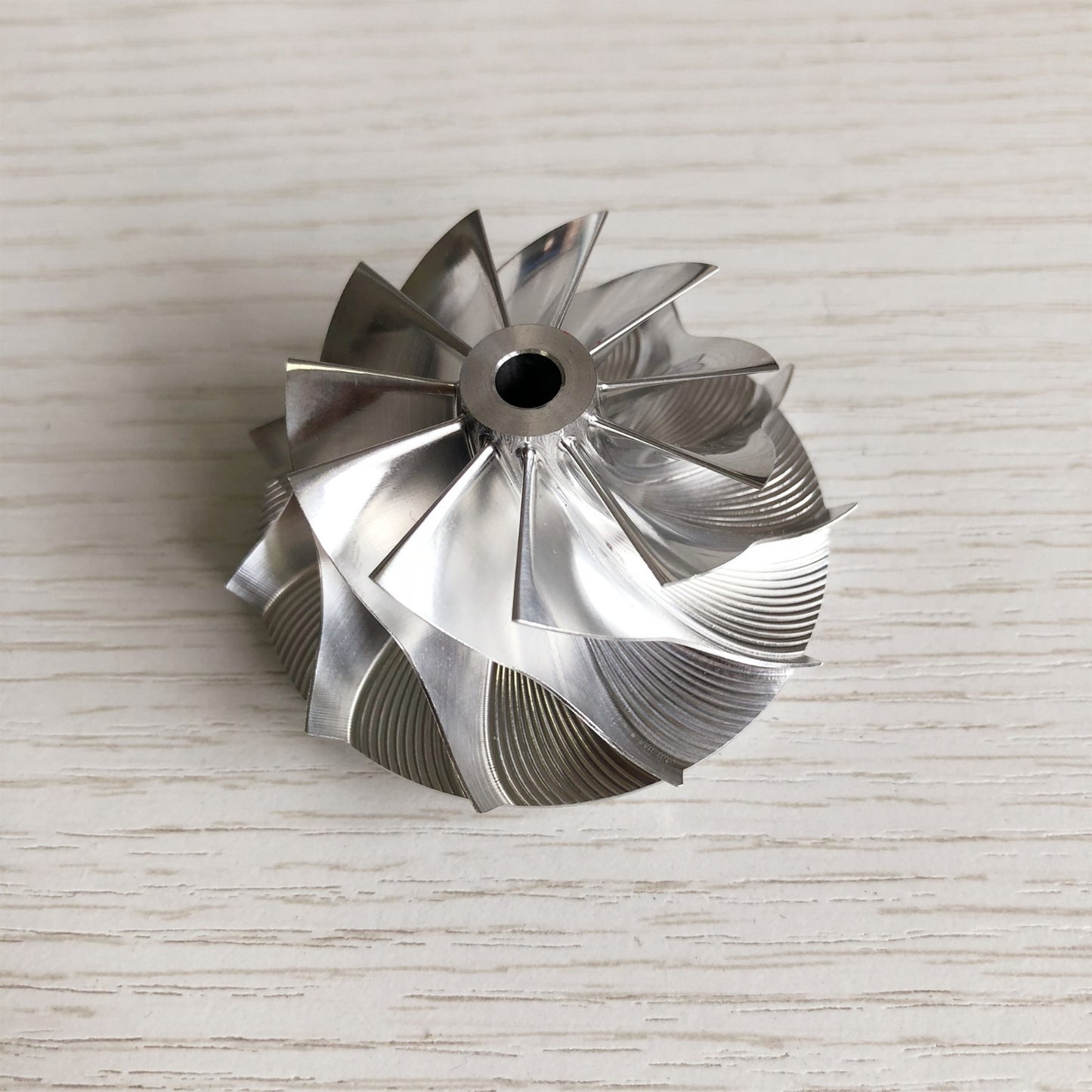GT15-25 38.62/52.00 mm 11+0 Blade High-Performance Turbine Billet Compressor Wheel