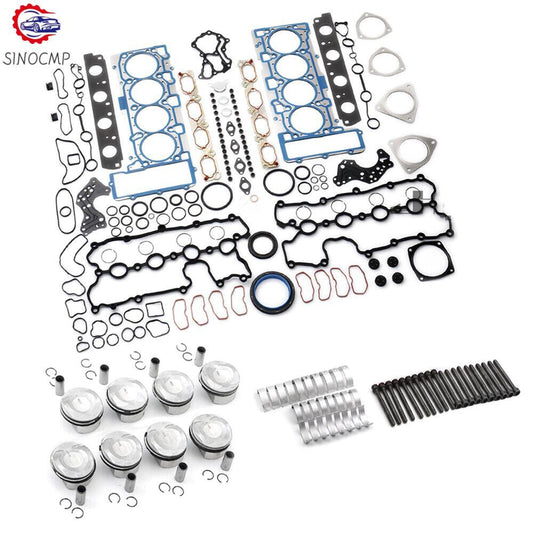 Engine Full Pistons Gasket Bearings Rebuild Kit Fit For 4.2L for VW for Audi A6 Q7 for A8 S5