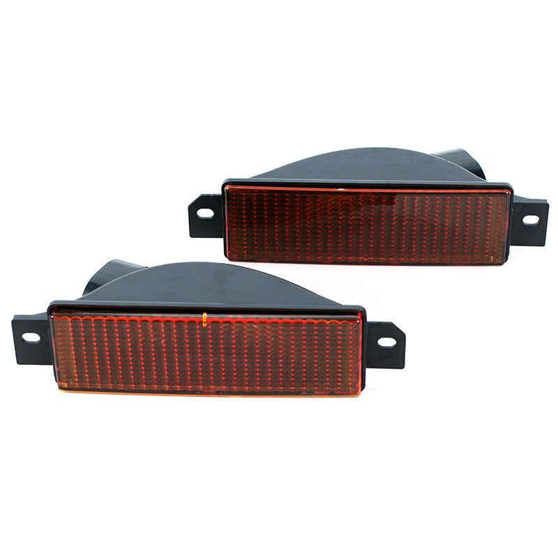 Two-piece front turn signal indicator corner lights for BMW 3 Series E30 1987-1991