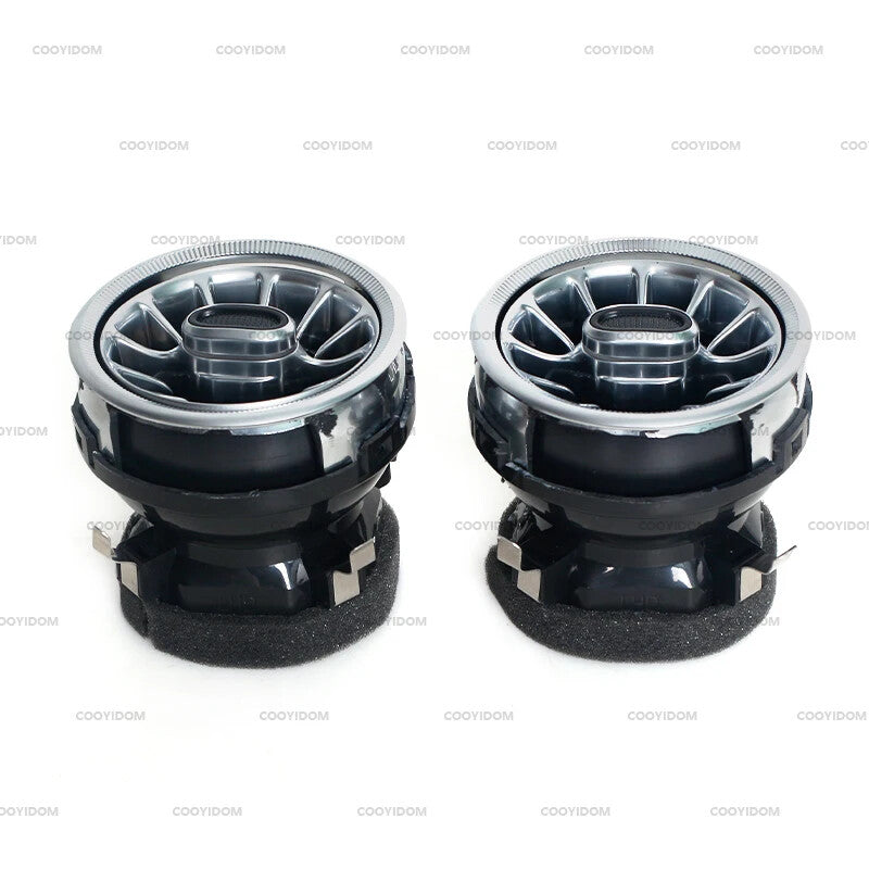 2-Piece LED Front Dashboard AC Air Vents for BMW for MINI JCW F56