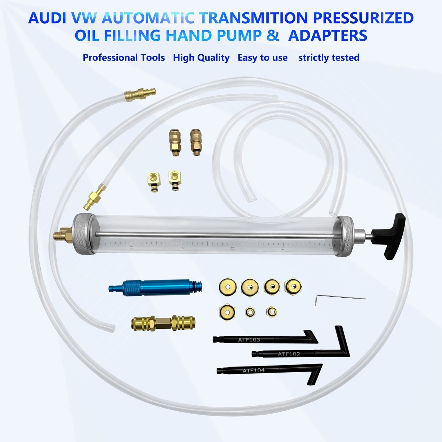 Automatic Transmition Pressurized for Audi for VW Oil Filling Hand Pump with Adapter