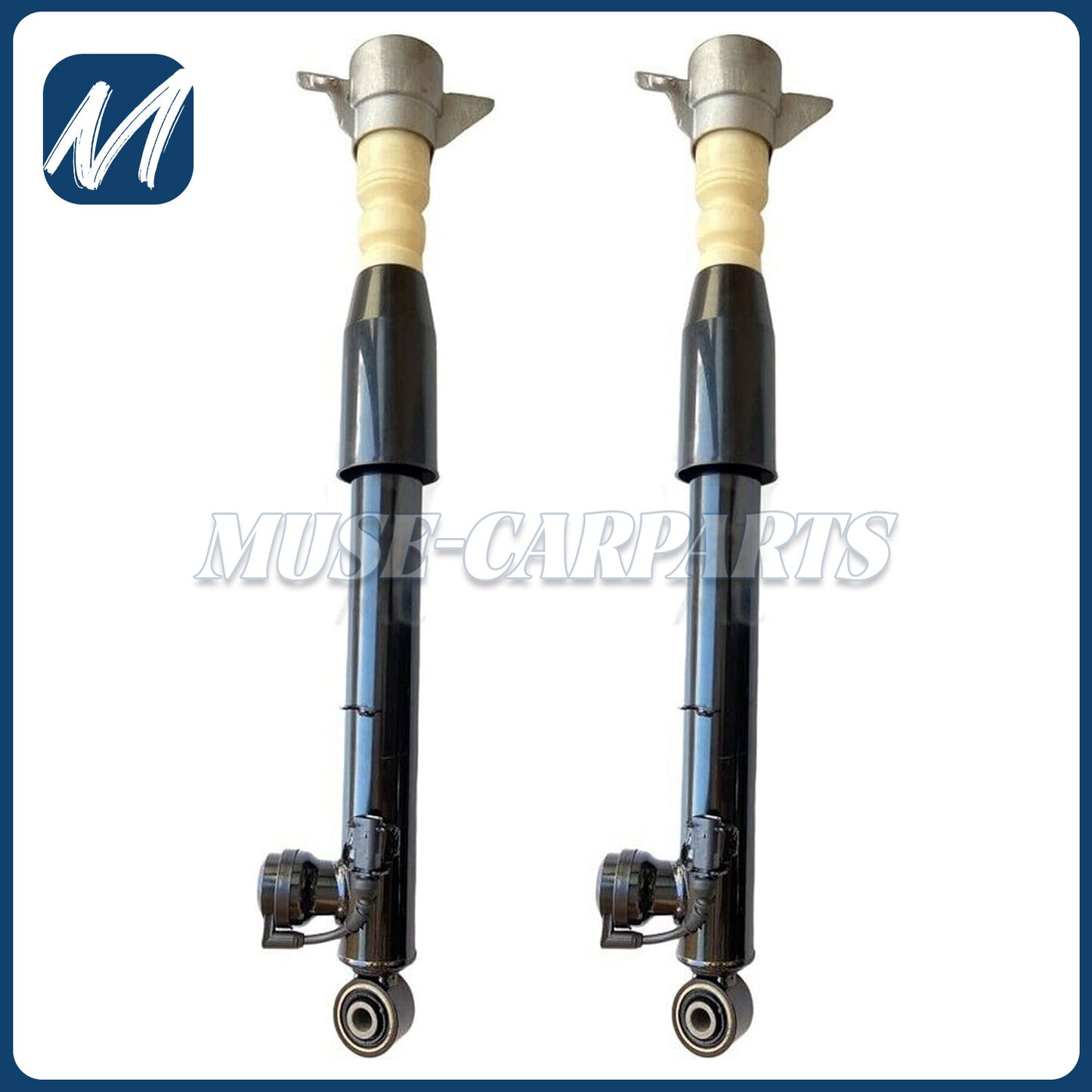 Pair Rear Shock Struts + Compressor for Infiniti QX56 2011-2013 QX80 2014-2020