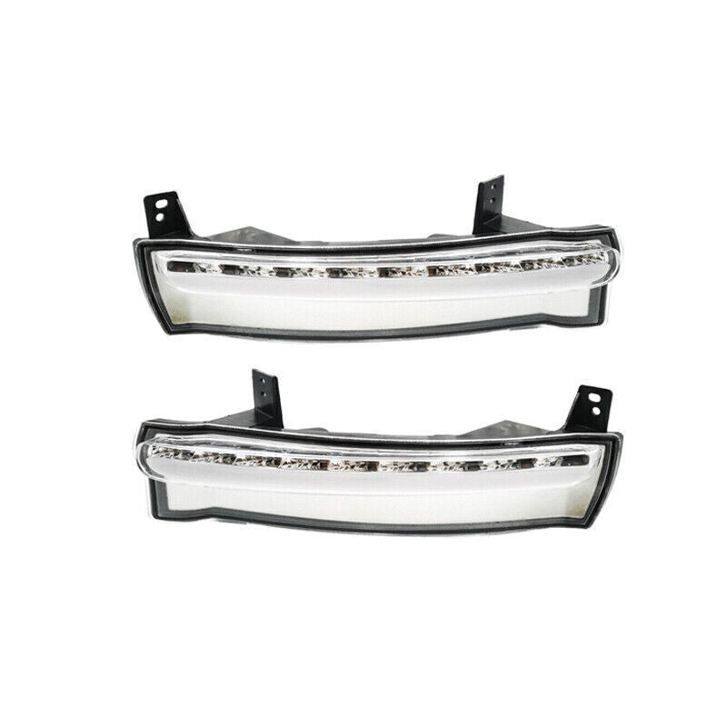 Pair LED DRL Daytime Running Light Fog Lamp Fit for Jeep Compass 2017 2018-2019