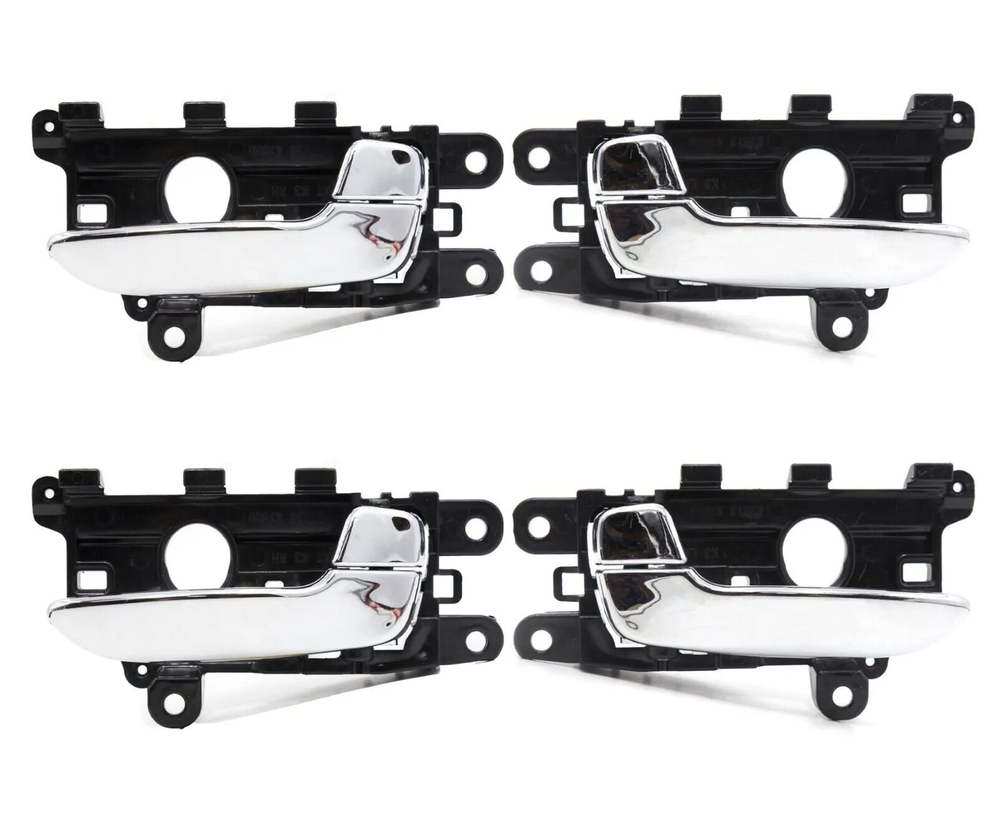for Kia Forte Forte5 2010-13 Left  Right Interior Door Handles Chrome Set of 4
