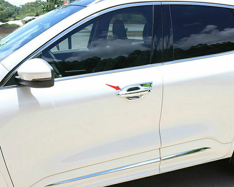 for Ford Escape Kuga 20-22 Chrome Exterior Side Door Bowl Moulding Cover Trim 4X
