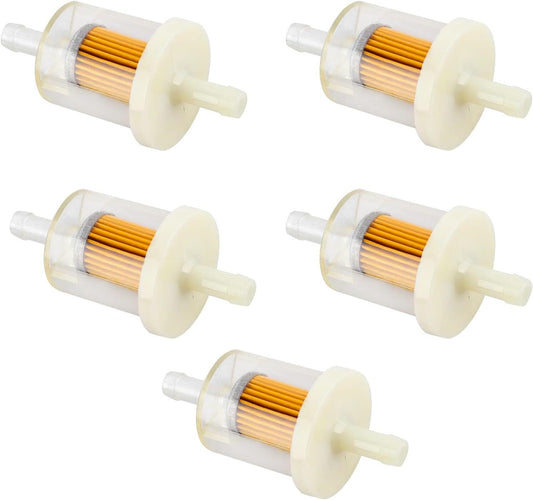5x 691035 1/4 Inline Fuel Filter for Kawasaki 49019-7001 49019-7005 49019-0027